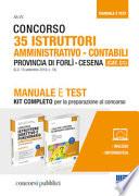 Concorso 35 Istruttori amministrativo-contabili Provincia di Forlì-Cesena (CAT. C1)