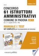 Concorso 61 Istruttori amministrativi comune di Padova