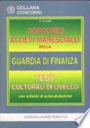Concorso allievi marescialli della guardia di finanza. Test culturali di livello