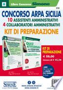 Concorso Arpa Sicilia. 10 assistenti amministrativi, 4 collaboratori amministrativi. Kit di preparazione