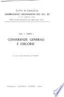 Conferenze generali e simposio di geometria differenziale
