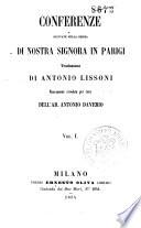 Conferenze recitate nella Chiesa di Nostra Signora in Parigi