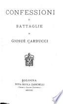 Confessioni e battaglie di Giosuè Carducci