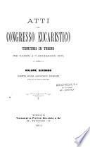 congrès eucharistique national de Turin, 1894