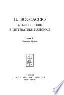 Congresso internazionale la fortuna del Boccaccio nelle culture e nelle letterature nazionali, Il Boccaccio nelle culture e letterature nazionali