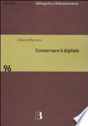 Conservare il digitale