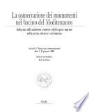Conservation of Monuments in the Mediterranean Basin