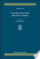 Considerazioni finali della Banca d'Italia