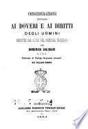 Considerazioni intorno ai doveri e ai diritti degli uomini dedotte dal lume del natural discorso