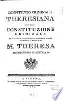 Constitutio criminalis Theresiana