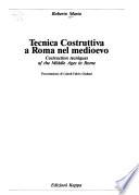 Construction techniques of the Middle Ages in Rome