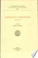 Consulte e pratiche, 1505-1512