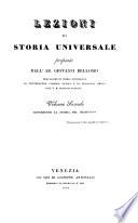 Contenente la Storia del Medio-Evo