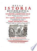 Contenente la storia della chiesa dall' anno 1334 fino all' anno 1372