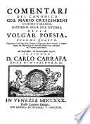 ... contenente un memoriale di molti Rimatori non compresi ne volumi antecedenti