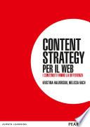 CONTENT STRATEGY PER IL WEB