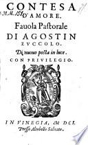 Contesa d'amore. Favola pastorale. Di nuovo posta in luce