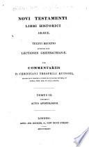 continens Actus apostolorum
