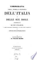 Continuazione della Corografia Statistica Sez. II. Topografia Storico-Governativa
