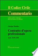 Contratto d'opera professionale