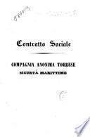 Contratto sociale Compagnia Anonima Torrese Sicurtà Marittime