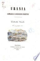 Contratto sociale del 19 giugno 1855 Urania compagnia di assicurazioni marittime