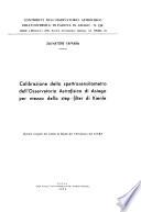Contributi dell'Osservatorio astrofisico dell'Università di Padova in Asiago