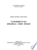 Contributi sui Mirabilia urbis Romae