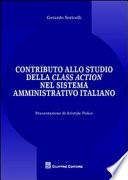 Contributo allo studio della class action nel sistema amministrativo italiano