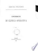 Contributo di clinica operativa