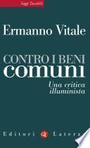 Contro i beni comuni