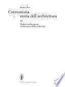 Controstoria e storia dell'architettura: Dialetti architettonici. Architettura della modernità