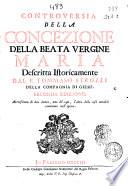 Controversia della concezione della beata Vergine Maria