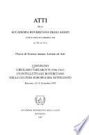 Convegno Girolamo Tartarotti (1706-1761)
