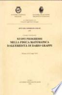 Convegno internationale Nuovi progressi nella fisica matematica dall'eredità di Dario Graffi