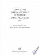 Convegno internazionale di studi su Vasco Pratolini