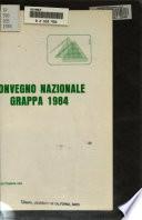 Convegno nazionale grappa, 1984