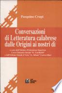 Conversazioni di letteratura calabrese dalle origini ai nostri dì