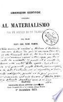 Conversazioni scientifiche intorno al materialismo fra un medico e un filosofo