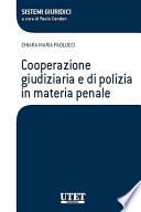 Cooperazione giudiziaria e di polizia in materia penale