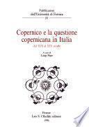 Copernico e la questione copernicana in Italia