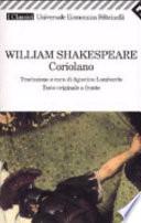 Coriolano. Testo inglese a fronte