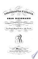 Corofragia D'Italia ossia Gran Dizionario Storico-Geografico-Statistico delle Città, Borghi, Villaggi, Castelli, ecc. della Penisola