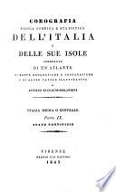 Corografia fisica, storica e statistica dell'Italia e delle sue isole