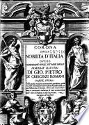 Corona della nobilita d’Italia overo compendio dell’istorie delle famiglie illustri di Gio de Crescenzi Romani...