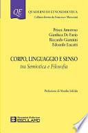 Corpo Linguaggio e Senso