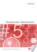 Corporate disclosure