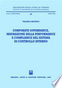 Corporate governance, misurazione della performance e compliance del sistema di controllo interno