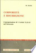 Corporeità e risurrezione
