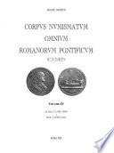 Corpus numismatum omnium Romanorum pontificum (C.N.O.R.P.): Da Sisto V (1585-1590) a Paolo V (1605-1621)
